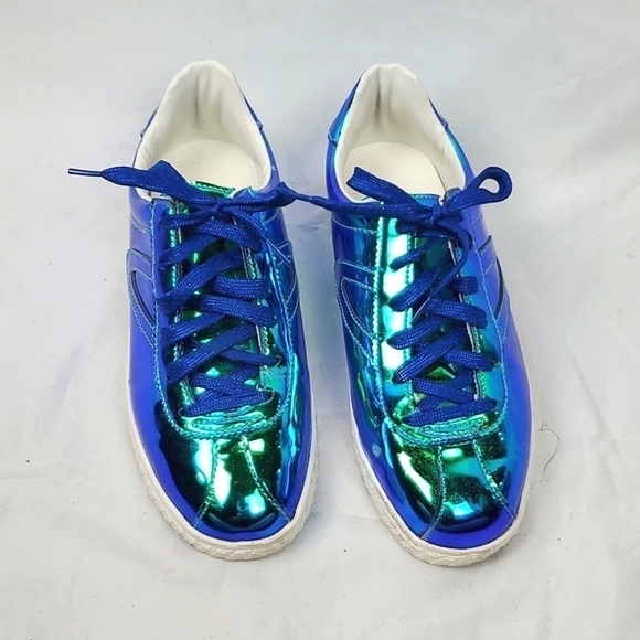 Tretorn Camden 5 Aqua Iridescent Sneaker - Picture 2 of 8